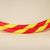 Play Perfect Hoop 20mm Hula Hoop - Collapsible - Yellow and Red   